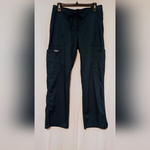 Cherokee Authentic Workwear Nursing Medical Scrubs Dark Blue Pants Small Petite
